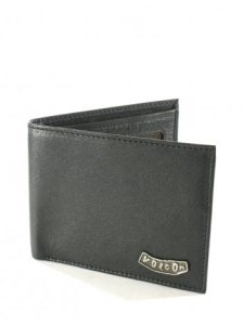 Volcom Pistol Leather Wallet - Black