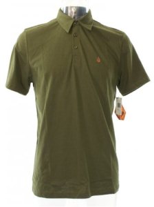 Volcom Stone Age Bang Out Polo Shirt - Drab Olive