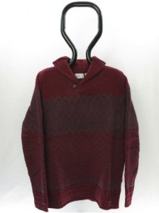 Wesc Finley Knitted Sweater - Rusty Red