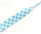 11404 Checker White/Sky Blue Thick Laces