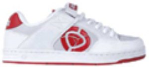 205 Cracked White/Grey/Red Shoe