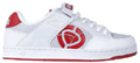 205 Cracked White/Grey/Red Shoe