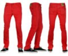 2X4 Fire Red Jeans