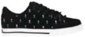 Al50 Black/Multi/Skull Shoe