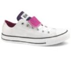 All Star Double Tongue White/Raspberry Rose/Gothic Grape Ox Shoe 117258