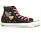 All Star Hi Print Black/Bubblegum Kids Shoe 211325