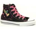 All Star Hi Print Black/Bubblegum Kids Shoe 311325