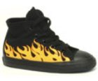 All Star Hi Print Black/Flame Orange Toddler Shoe 711327