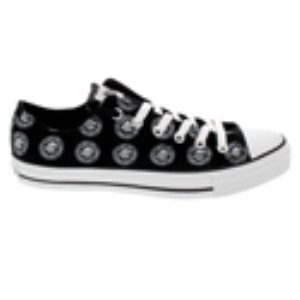 All Star Hi Print Black/White Shoe 113972