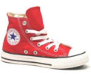 All Star Hi Red Kids Shoe 3J232