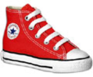 All Star Hi Red Toddler Shoe 7J232