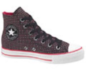 All Star Hi Speciality Canvas Black/White/Azalea Shoe 112463