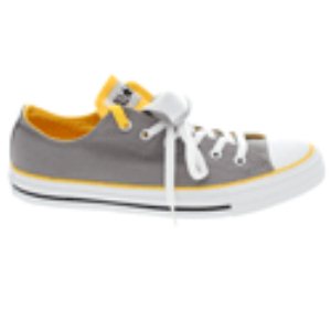 All Star Ox Double Tongue Grey/Freesia Yellow Shoe 109423