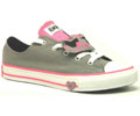 All Star Ox Double Tongue Phaeton Grey/Chuck Pink/Black Kids Shoe 308886