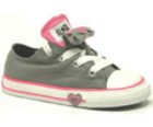 All Star Ox Double Tongue Phaeton Grey/Chuck Pink/Black Toddler Shoe 708886