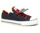 All Star Ox Double Tongue Plaid Ink/Chilli Pepper Kids Shoe 311332