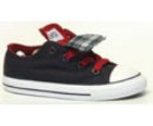 All Star Ox Double Tongue Plaid Ink/Chilli Pepper Toddler Shoe 711332