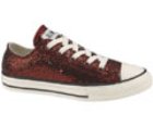 All Star Ox Print Chilli Pepper/Milk/Glitter Kids Shoe