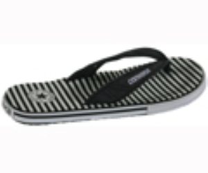 All Star White/Black/Stripe Canvas Sandal