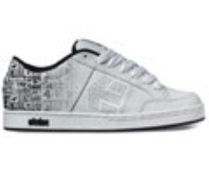 Alpha White/Black/Print Shoe