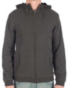 Alvared Shadow Grey Lined Zip Hoody