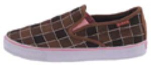 Alw50 Brown/Pink/Plaid Womens Slips
