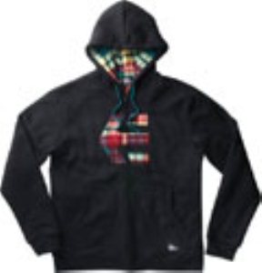 Amberg Black Zip Hoodie