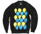 Argyle Black Sweater