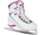 Arrow Ice White/Pink Kids Ice Skates