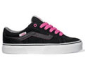 Aubree (Cord) Black/Pink Girls Shoe Ih71bm