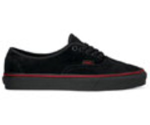 Authentic (Suede) Black/Formula One Red/Black Shoe Kum1he