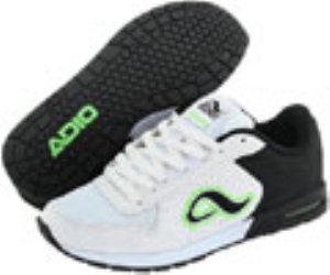 Azura White/Black/Green Shoe