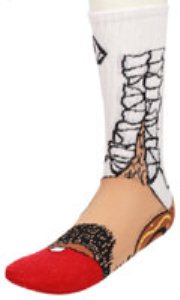 Bandito Sock Puppet Socks - White