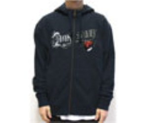 Barfly Black Zip Hoody