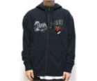 Barfly Black Zip Hoody