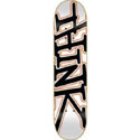 Basic Tag White/Black Skateboard Deck