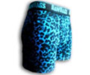 Bawbags Blue Leopard Boxer Shorts