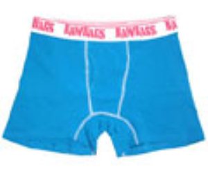 Bawbags Blue Plain Boxer Shorts