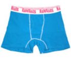 Bawbags Blue Plain Boxer Shorts