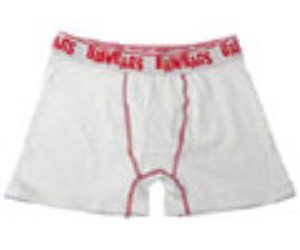 Bawbags White Plain Boxer Shorts