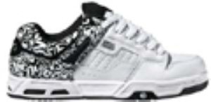 Bexley Heir Sp Kids White/Black Leather Print Shoe