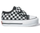 Big Skool Black/White Small Checkerboard Toddler Shoe Dwock2
