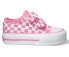 Big Skool Checkerboard Aurora Pink/White Toddler Shoe Dwock1