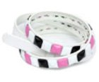 Bikini White/Black Girls Belt