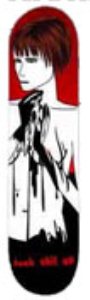 Black Gold Nude Skateboard Deck