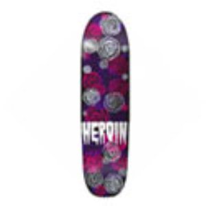 Black Spiral Shredder Skateboard Deck