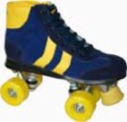 Blazer 2 Stripe Blue/Yellow Kids Quad Roller Skates