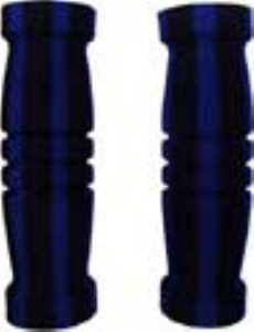 Blue/Black Stripe Replacement Scooter Handlebar Grips