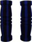Blue/Black Stripe Replacement Scooter Handlebar Grips