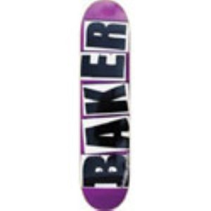 Brand Logo Purple Skateboard Deck